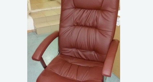 Обтяжка офисного кресла. Пермь